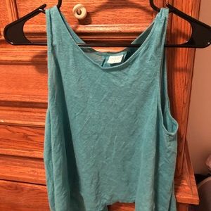 Teal tank top